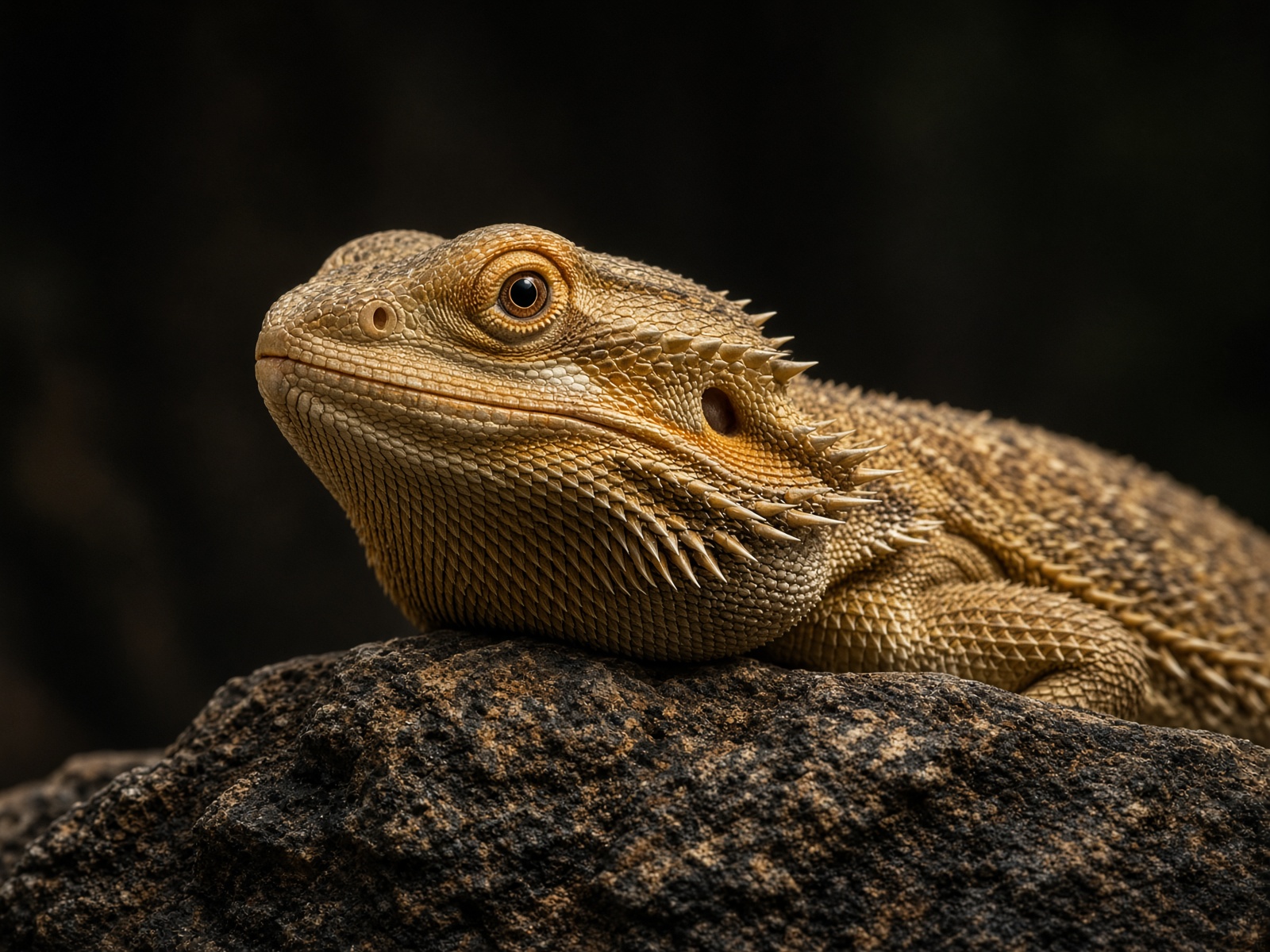 Bearded dragon portrait